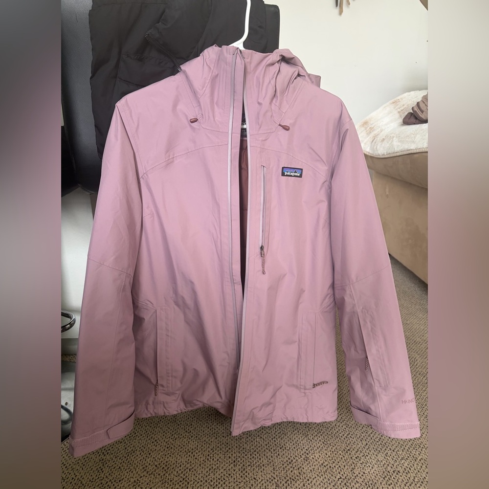 Patagonia Powder Town Women's Dusty Mauve Ski/Snowboard Jacket